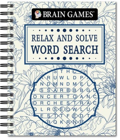 Brain Games - Relax and Solve: Word Search (Toile), Publications International Ltd - Gebonden - 9781645584070
