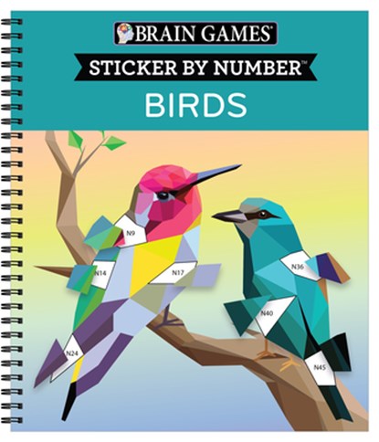 BRAIN GAMES - STICKER BY NUMBE, Publications International Ltd ; Brain Games ; New Seasons - Gebonden - 9781645589099
