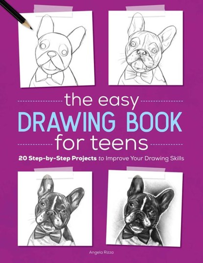 The Easy Drawing Book for Teens, Angela Rizza - Paperback - 9781646111336