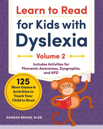 Learn to Read For Kids with Dyslexia, Volume 2, Hannah Braun - Paperback - 9781646112715