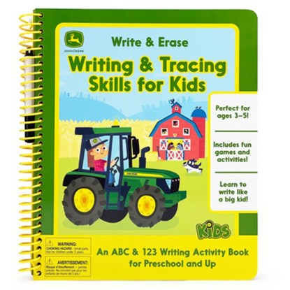 John Deere Kids Write & Erase Writing & Tracing Skills for Kids, Cottage Door Press - Gebonden - 9781646386338