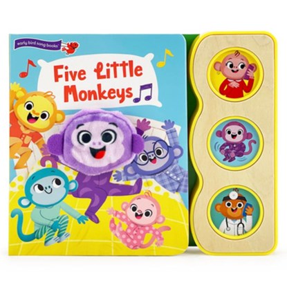 5 LITTLE MONKEYS, Cottage Door Press - Gebonden - 9781646386451