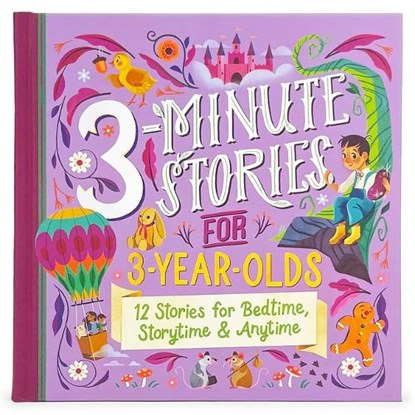 3-Minute Stories for 3-Year-Olds, Cottage Door Press - Gebonden - 9781646386550