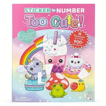Sticker by Number Too Cute!, Cottage Door Press - Paperback - 9781646388981