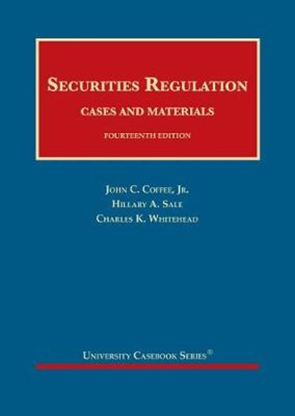 Securities Regulation, John C. Coffee Jr. ; Hillary A. Sale ; Charles K. Whitehead - Gebonden - 9781647087753