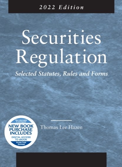 Securities Regulation, Thomas Lee Hazen - Paperback - 9781647088675