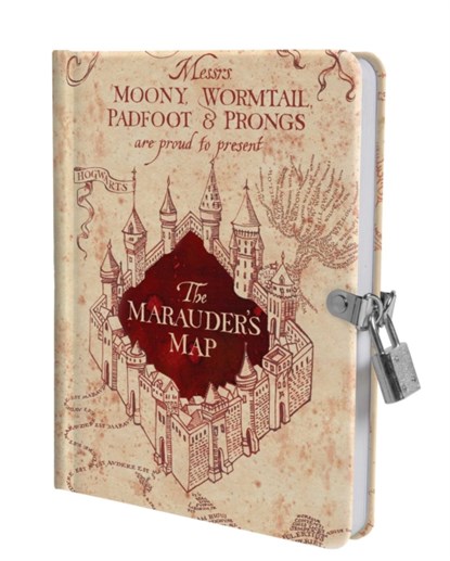 Harry Potter: Marauder's Map Lock and Key Diary, Insight Editions - Gebonden Gebonden - 9781647222833