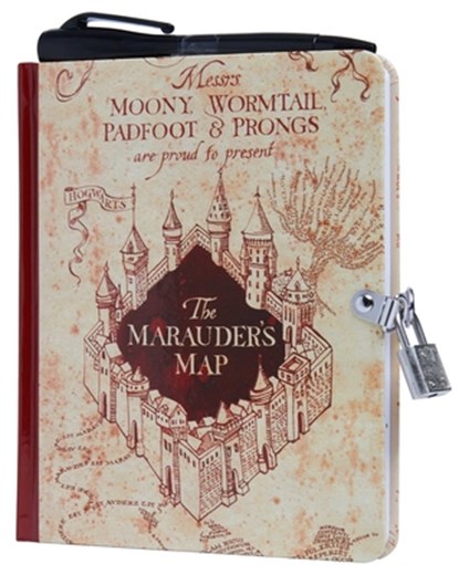 Harry Potter: Marauder's Map Lock and Key Diary, Insight Editions - Paperback Gebonden - 9781647222833