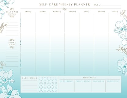 Self-Care Weekly Planner Notepad, Insight Editions - Gebonden - 9781647223977