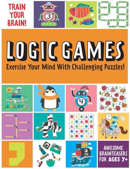 Train Your Brain: Logic Games, Insight Kids - Paperback - 9781647224219