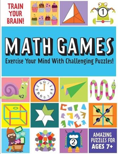 Train Your Brain: Math Games, Insight Kids - Paperback - 9781647224226