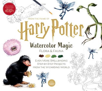 Harry Potter: Watercolor Magic: Flora & Fauna, Tugce Audoire - Paperback - 9781647224653