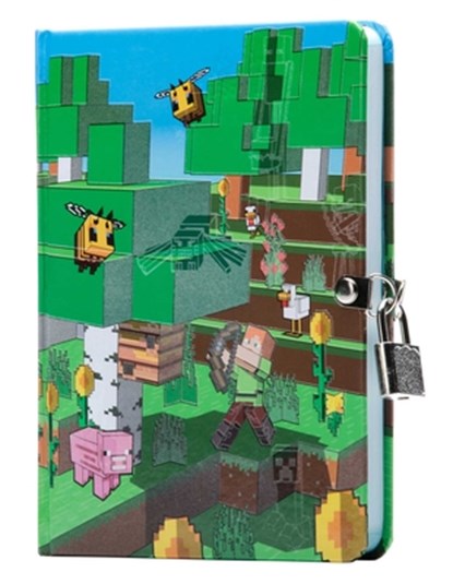 Insights: Minecraft: Mobs Glow-In-The-Dark Lock & Key Diary, Insights - Gebonden - 9781647228224
