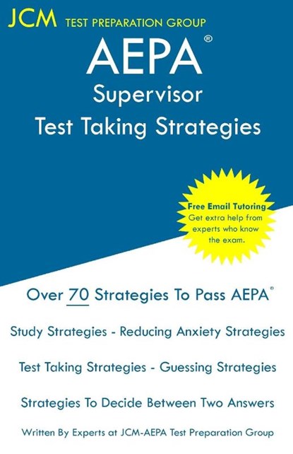 AEPA Supervisor - Test Taking Strategies, Jcm-Aepa Test Preparation Group - Paperback - 9781647683870