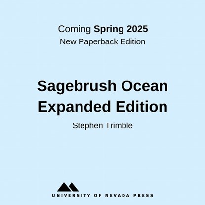 The Sagebrush Ocean, Stephen Trimble - Paperback - 9781647791575