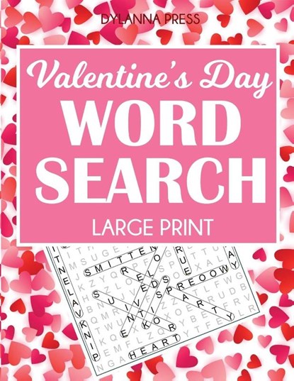Valentine's Day Word Search Large Print, Dylanna Press - Paperback - 9781647900045