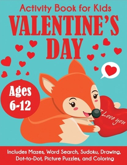 Valentine's Day Activity Book for Kids, Blue Wave Press - Paperback - 9781647900076