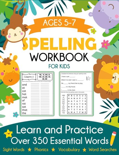 Spelling Workbook for Kids Ages 5-7, Blue Wave Press - Paperback - 9781647901271
