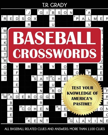 Baseball Crosswords, T R Grady - Paperback - 9781647902285