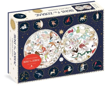 Signs of the Zodiac 1,000-Piece Puzzle, Carlota Santos - Gebonden - 9781648291814