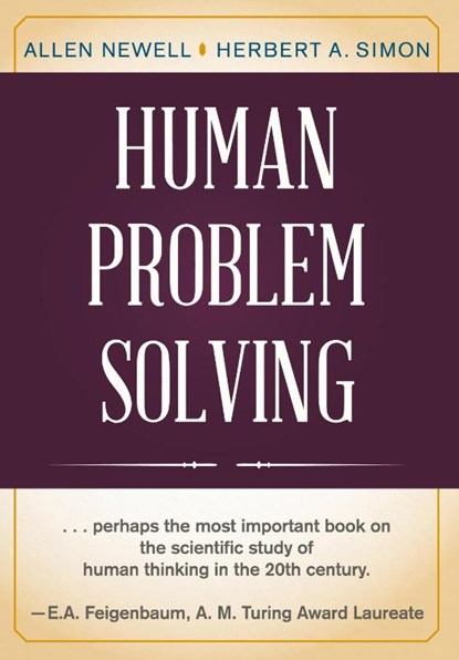 Human Problem Solving, Allen Newell ; Herbert A. Simon - Paperback - 9781648371943