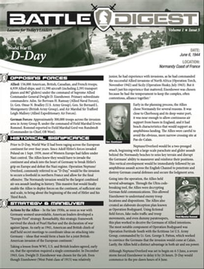 Battle Digest: D-Day, Christopher J. Petty ; Flint Whitlock - Ebook - 9781649217080