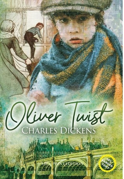 Oliver Twist (Large Print, Annotated), Charles Dickens - Gebonden - 9781649220554