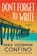 Don't Forget to Write, Sara Goodman Confino - Paperback - 9781662512223