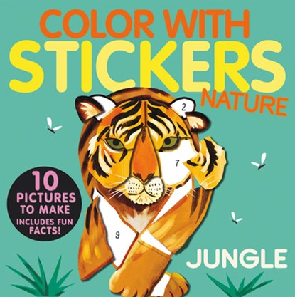 Color with Stickers: Jungle: Create 10 Pictures with Stickers!, Jonny Marx - Paperback - 9781664340190