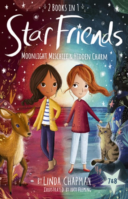 Star Friends 2 Books in 1: Moonlight Mischief & Hidden Charm: Books 7 and 8, Linda Chapman - Paperback - 9781664340923