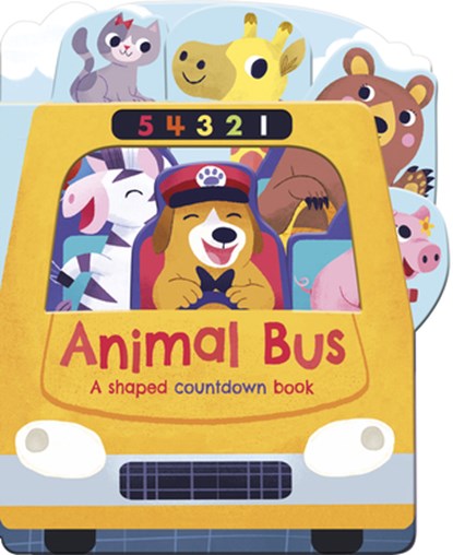 Animal Bus: A Shaped Countdown Book, Helen Hughes - Gebonden - 9781664350366