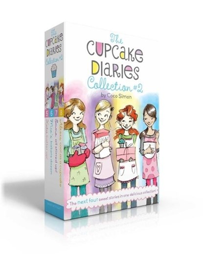 The Cupcake Diaries Collection #2 (Boxed Set): Katie, Batter Up!; Mia's Baker's Dozen; Emma All Stirred Up!; Alexis Cool as a Cupcake, Coco Simon - Paperback - 9781665900003