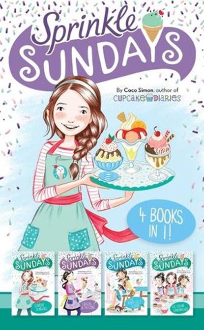 Sprinkle Sundays 4 Books in 1!: Sunday Sundaes; Cracks in the Cone; The Purr-Fect Scoop; Ice Cream Sandwiched, Coco Simon - Gebonden - 9781665918435