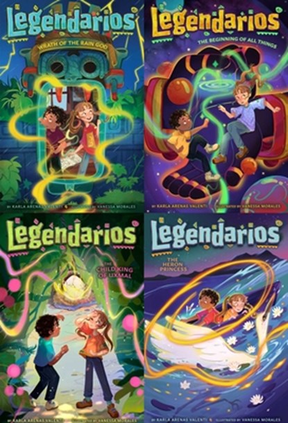 The Legendarios Mythical Collected Set: Wrath of the Rain God; The Beginning of All Things; The Child King of Uxmal; The Heron Princess, Karla Arenas Valenti - Paperback - 9781665966061