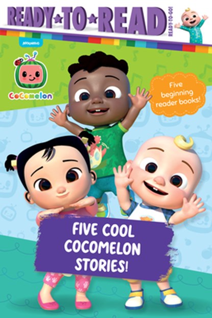 Five Cool Cocomelon Stories!: I Like School!; This Is the Way We Play; The Balloon Boat Race!; Hide-And-Seek Fun!; Cece Has a Little Cat, Maggie Testa - Paperback - 9781665982658