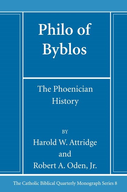 Philo of Byblos, Harold W. Attridge ; Robert A. Jr. Oden - Paperback - 9781666780116