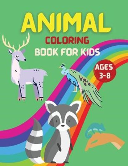 Animal coloring book for kids ages 3-8, SIMONDS,  Maia - Paperback - 9781667194110