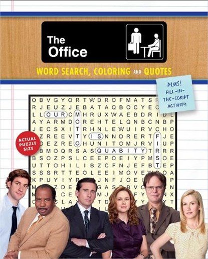 The Office Word Search, Coloring and Quotes, Editors of Thunder Bay Press - Paperback - 9781667200187