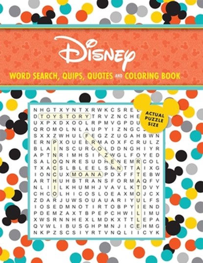 Disney Word Search, Quips, Quotes and Coloring Book, Editors of Thunder Bay Press - Paperback - 9781667200699