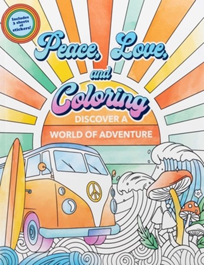 Peace, Love, and Coloring, Editors of Thunder Bay Press - Paperback - 9781667209043