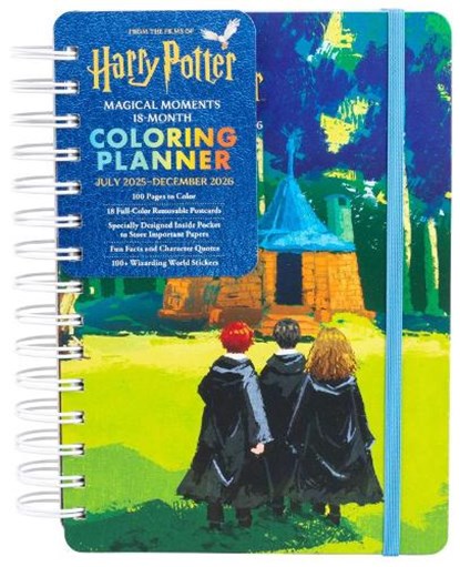 2026 Harry Potter Magical Moments 18-Month Coloring Planner, Editors of Thunder Bay Press - Gebonden - 9781667210155
