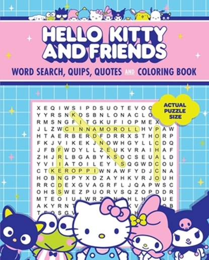 Hello Kitty and Friends Word Search, Quips, Quotes and Coloring Book, Editors of Thunder Bay Press - Paperback - 9781667210674