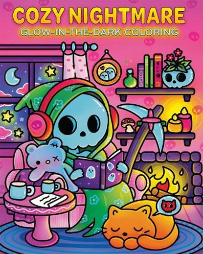Cozy Nightmare Glow-in-the-Dark Coloring, Editors of Thunder Bay Press - Paperback - 9781667211305