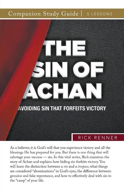 The Sin of Achan Study Guide, Rick Renner - Paperback - 9781667512372
