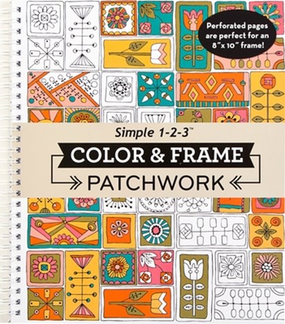 Color & Frame - Patchwork (Adult Coloring Book), New Seasons - Paperback - 9781680221121
