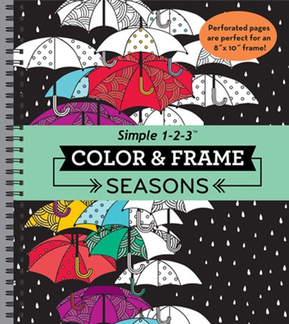 Color & Frame - Seasons (Adult Coloring Book), New Seasons - Paperback - 9781680221817