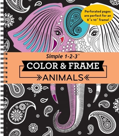 Color & Frame - Animals (Adult Coloring Book), New Seasons - Paperback - 9781680221831