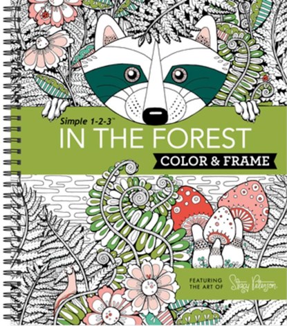 Color & Frame - In the Forest (Adult Coloring Book), New Seasons - Paperback - 9781680223187