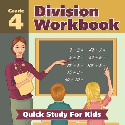Grade 4 Division Workbook, Baby Professor - Paperback - 9781682123287