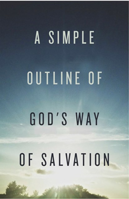 A Simple Outline of God`s Way of Salvation (Pack of 25), Spck - Paperback - 9781682163115